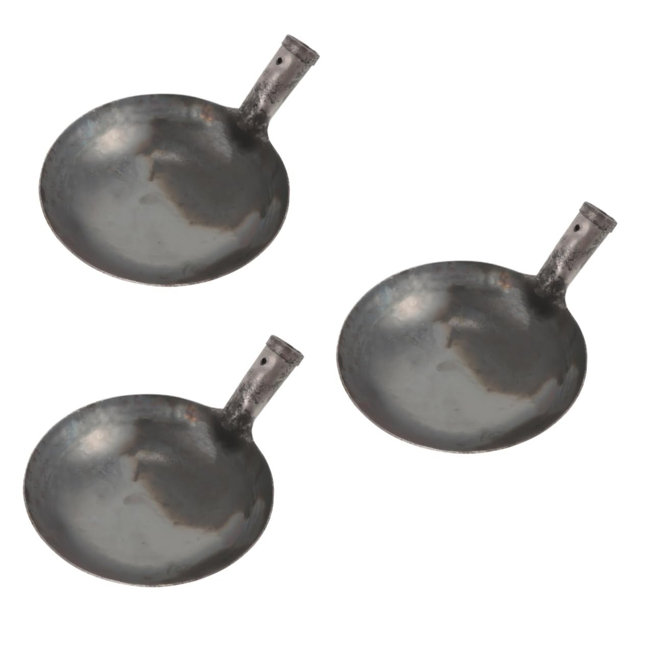 Juego De 3 Cucharas/palas Para Limpiar Agua Y Suciedad - Ideal Para Alcantarillas, Canalones, Estiércol Y Limpieza General, Color Gris