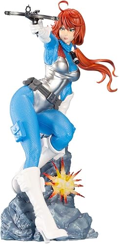 Estatua de GI Joe Scarlett azul cielo BISHOUJO