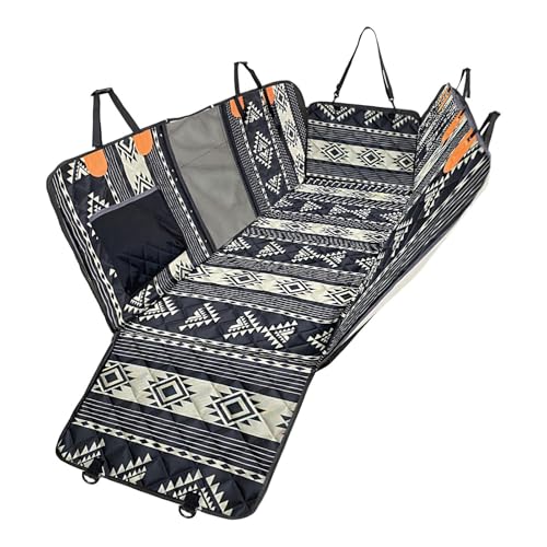 Generisch Funda para asiento de coche, protector de silla de asiento de coche, protector de silla trasera antideslizante, impermeable para mascotas, alfombrilla de viaje fácil de limpiar para viajes