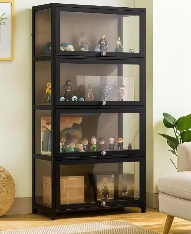 塩川光明堂 コレクションラック 鍵付 ショーケース 背面ミラー 幅40cm