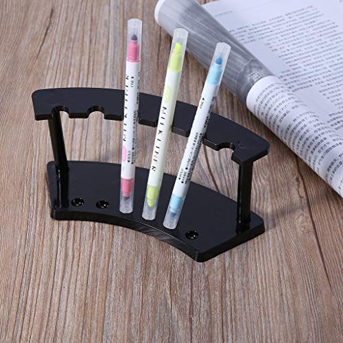 MAGELIYA Potlood Houder, 6 Slots Penseelhouder Bureau Stand Display Rack Zwart voor pennen, Penselen, Markers, Make-up… - Image 7