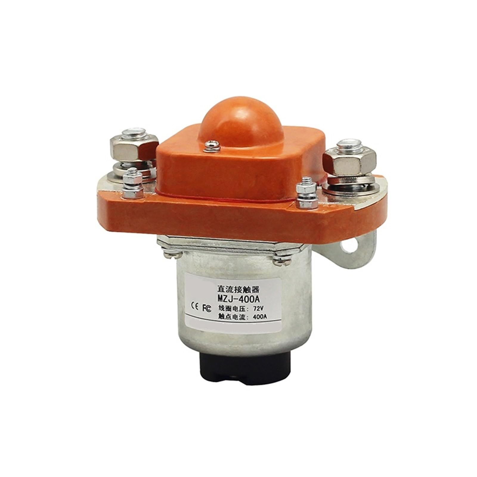 Contacteur de puissance CC ZJ-400A 12V avec double bobine magnétique pour commande moteur