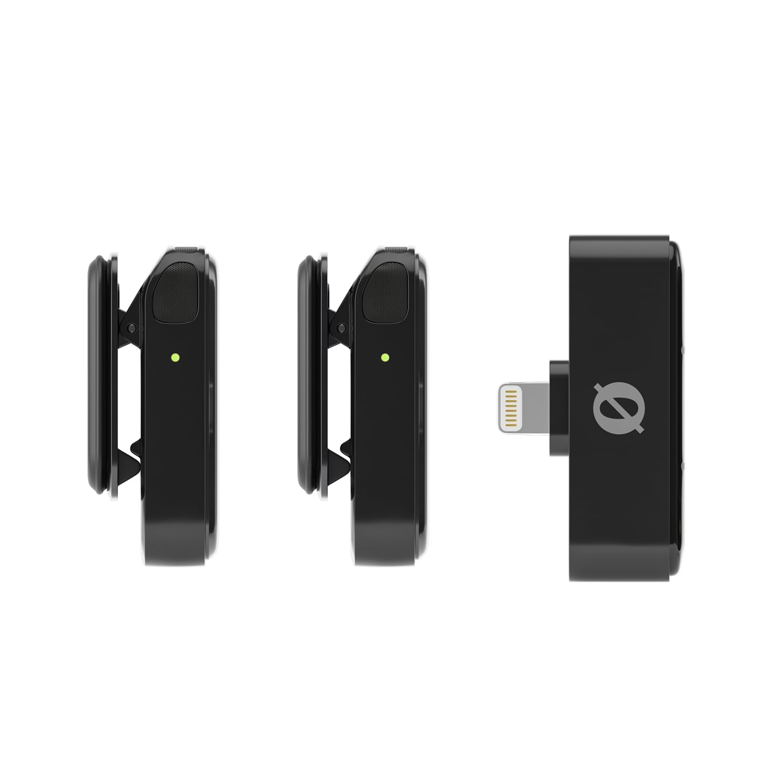 Rode Système de microphone sans fil micro sans fil iOS Light-ning avec étui souple Keepdrum