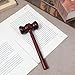 Judge Gavel for Meetings, Handmade Wooden Gavel, Auction Gavels Prop Justice Costume Accessories, Desk Accessories for Local Club Presidents