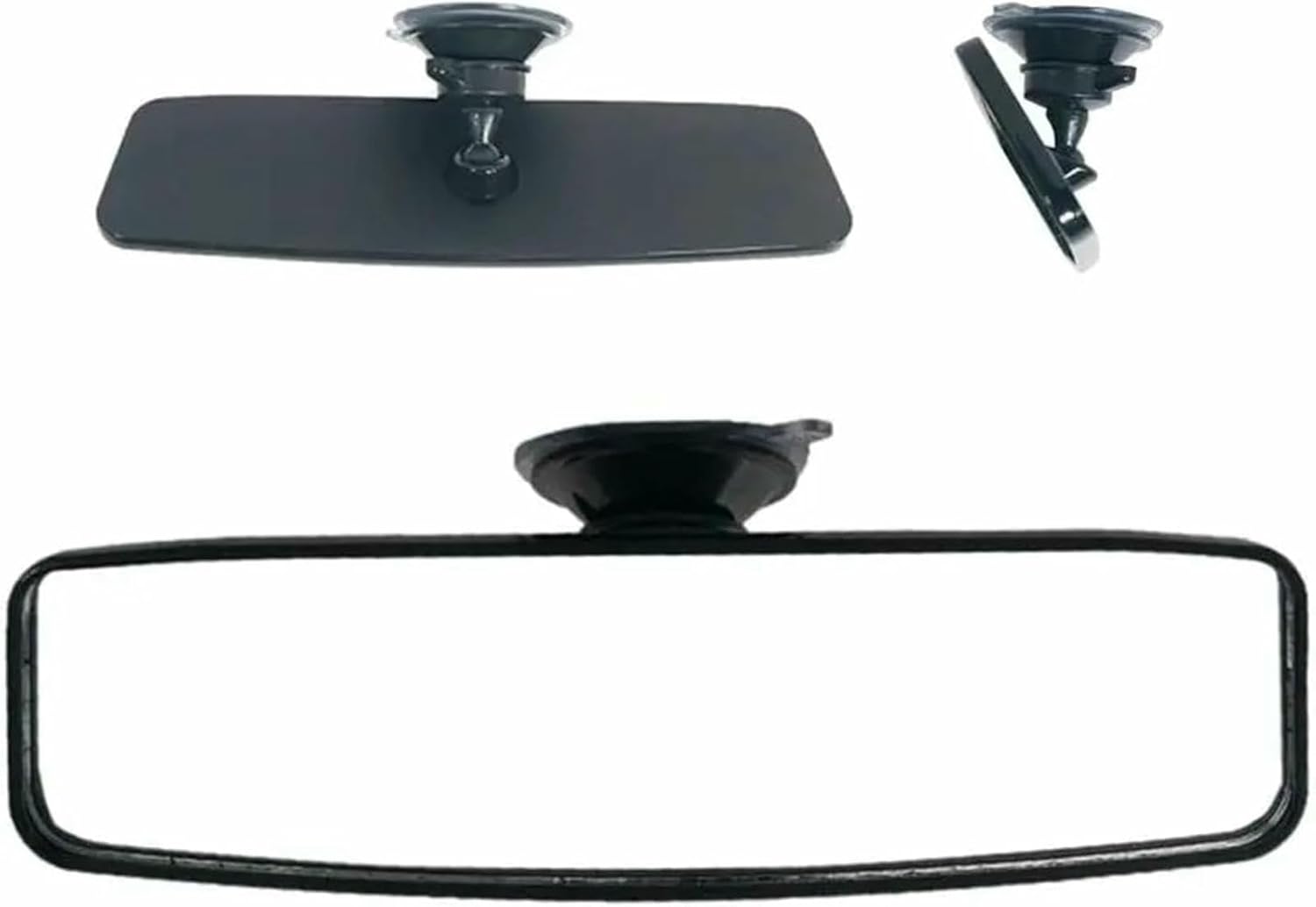 Car Interior Rearview Mirror Car Interior Rear View Mirror Wide Angle Anti-Glare Large Vision Interior Mirror Wide-Angle Surface Blue Mirror