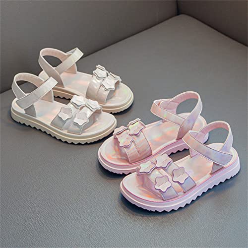 Girls Sandals Toddler Girls Sandals Summer Outdoor Closed Toe Soft Rubber Sole Beach Water Sandals for Girls Age3