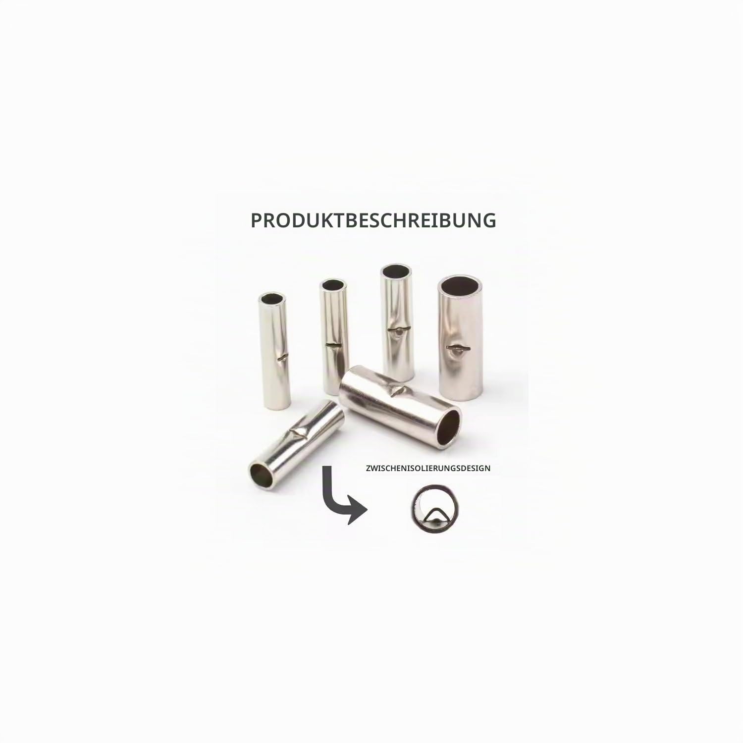 Heschen Butt Splice Verbinder Schrumpfbar Isoliert, BHT2, 1,5-2,5 mm²