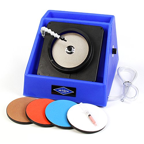 Hi-Tech Diamond 6" Slant Cabber | Lapidary Rock Mineral Grinding Polishing Machine | Includes Accessory Kit #TOP19