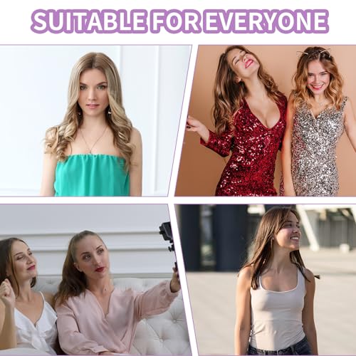 Abeillo 60 Stück Fashion Tape Doppelseitig, Doppelseitige Body Tape, Klebeband Kleidung, Körperschonendes, Transparentes Körperklebeband BH Tape für Kleidungsklebeband für Kleider, Hosen