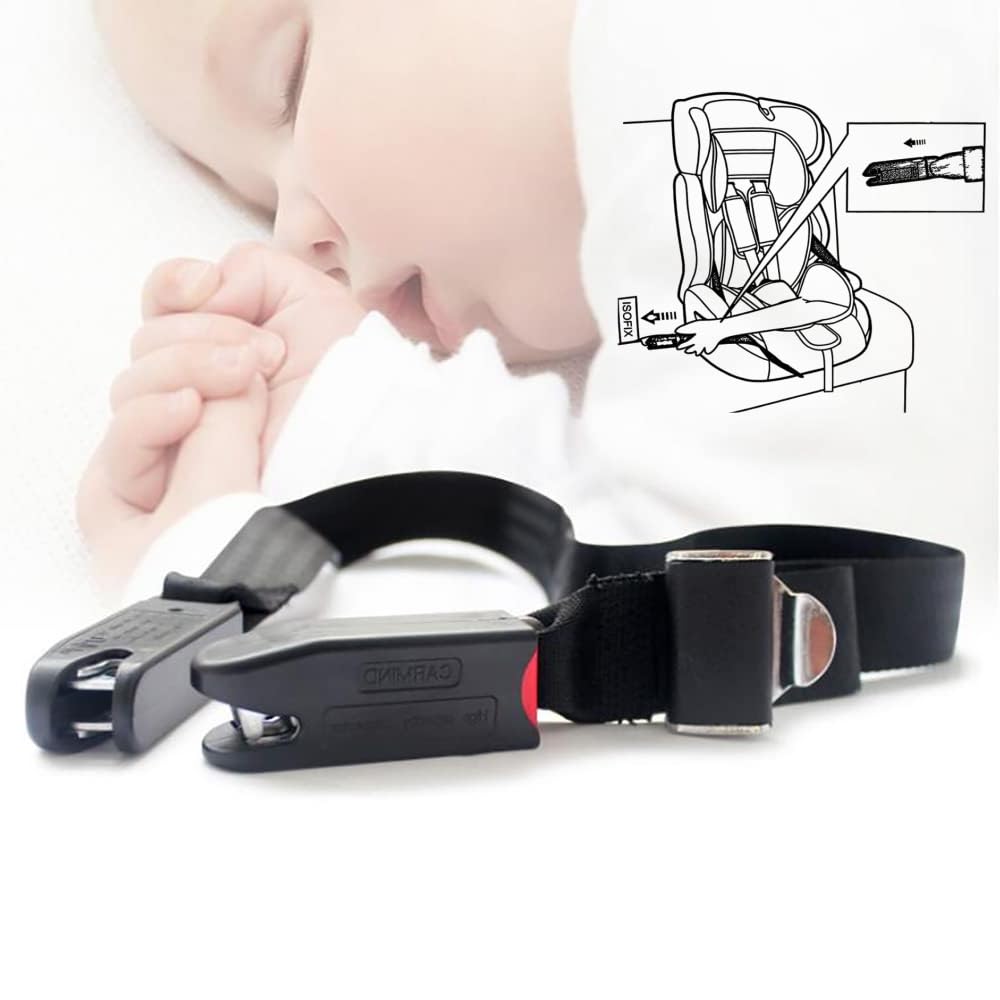 1 Pack Fixing Strap Pads Compatible with Universal Isofix Kids Seat Fixing Straps with Latch Interface Accessory Cover