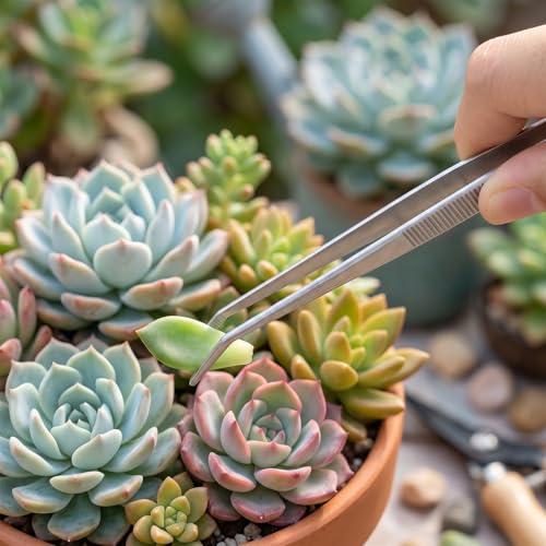 Set de 4 Pinzas para Plantas de Acero Inoxidable miniatura 6