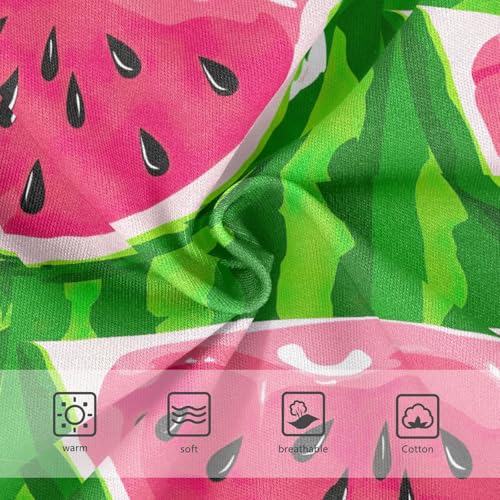 Joisal Watermelon Skin Pink Green Little Girl Panties Girls Underwear Toddlers Cotton Fun Print Undies Kids Briefs 2t3