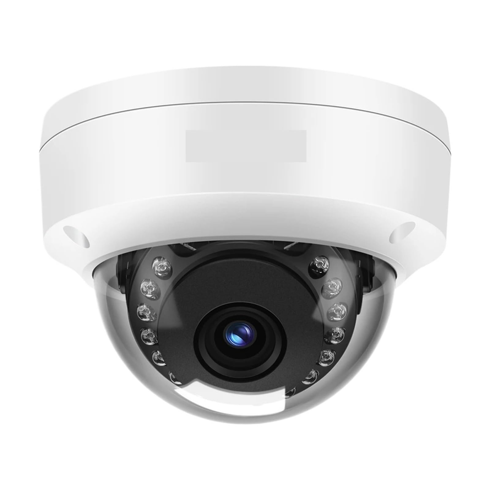Telecamera di sicurezza a cupola metallica PoE da 8 MP 4K