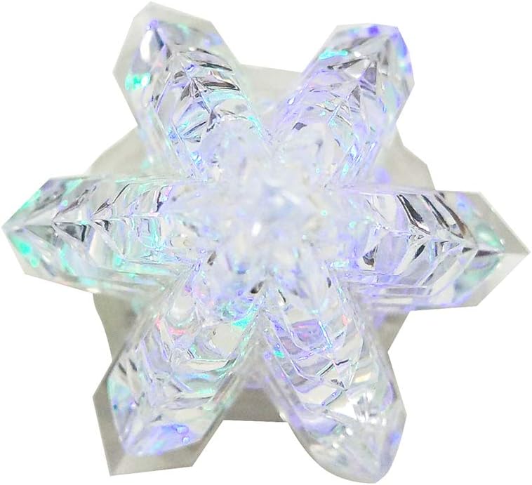 Kurt Adler 10.25-Inch Battery-Operated LED Clear Tree Table Piece with Motion