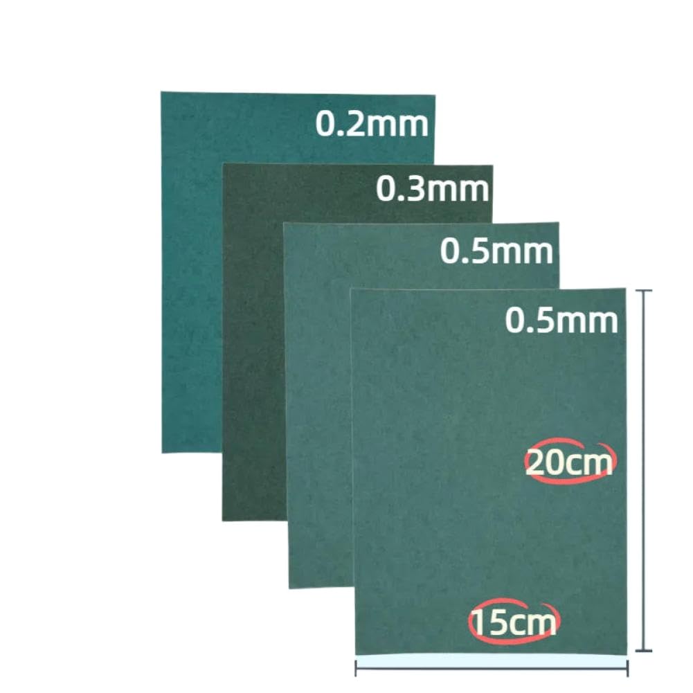 Gasket Paper Sheets 20x15cm Tear Resistant Heatproof Oil Resistant DIY Engine Gaskets Compatible with Scooter Motorcycle Lawnmower Chainsaw(Combo Pack)
