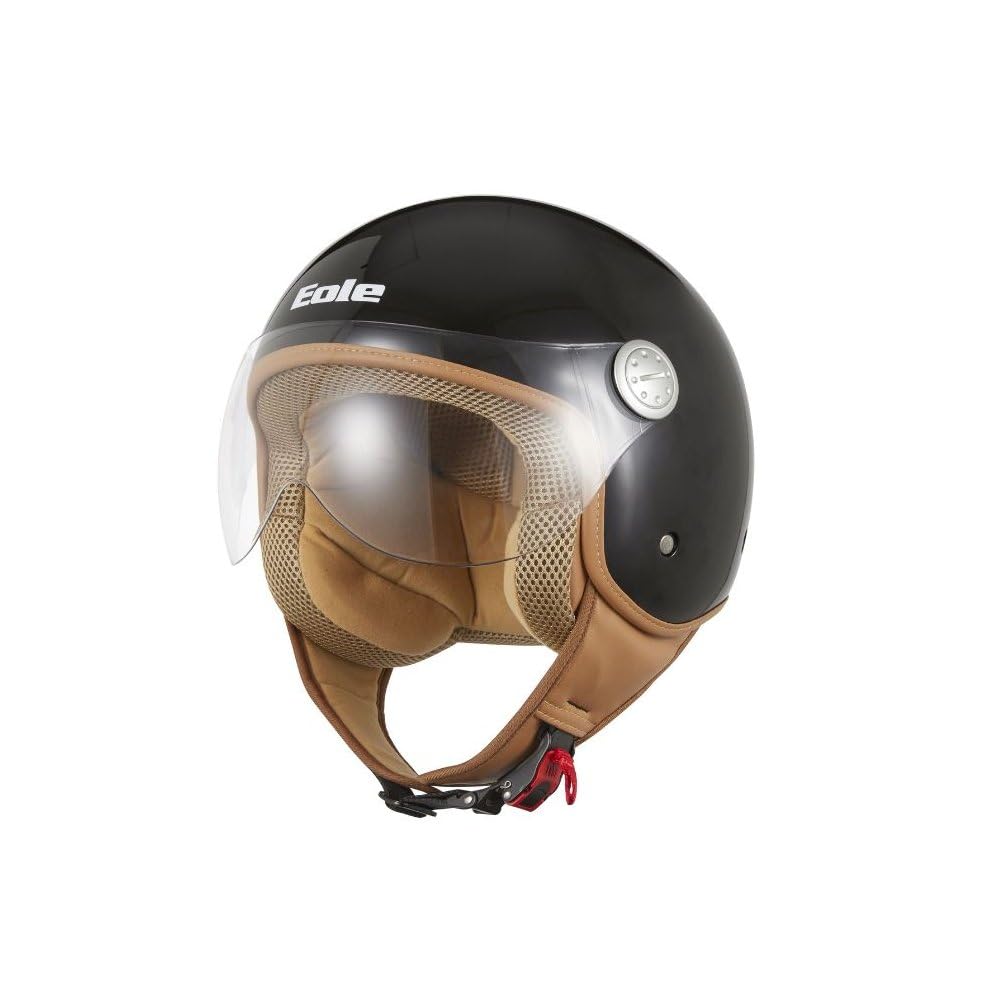 EOLE Casque Jet ROAD Noir brillant