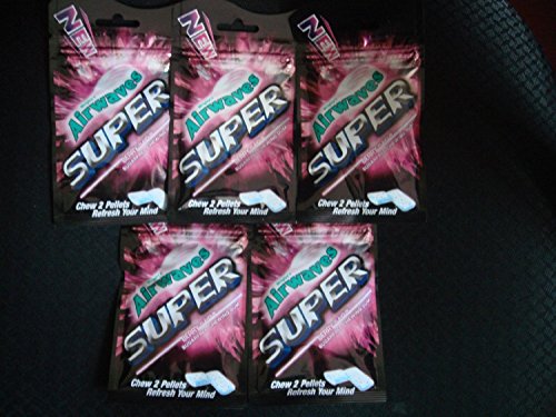 Wrigley's Airwaves Berry Flavour Sugarfree Gum - SUPER x 5