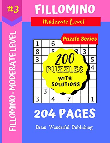 Fillomino Puzzle Series: 200 Brain Teasers Puzzle Book Collection (Fillomino 200 Puzzles)