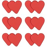 Größe: Die Größe der Innensohle jedes rutschfesten Aufklebers der Schuhsohle beträgt 6 x 5,9 cm und die Dicke 1,1 mm.