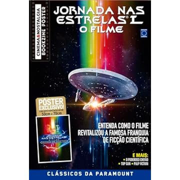 Capa do livro Superpôster Cinema e Nostalgia - Jornada nas Estrelas (Versão lisa, sem dobras, enviada em tubo protetor)