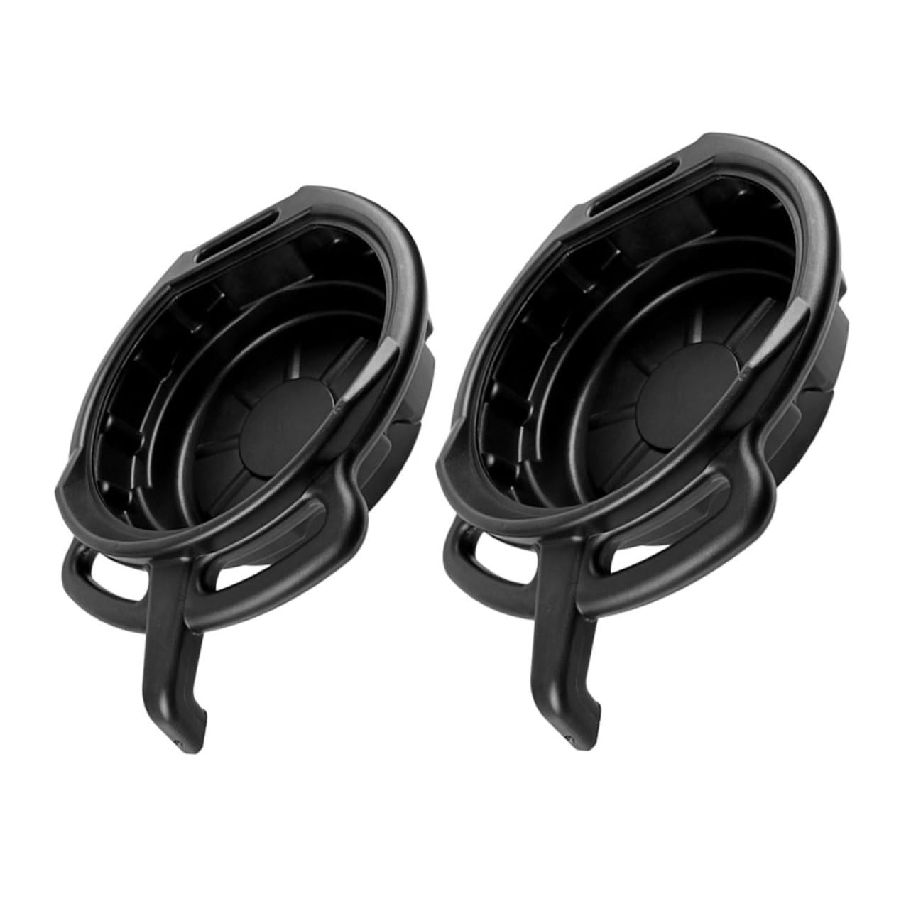 Bandeja Colectora Aceite PE, Juego 2 Piezas 10 L 15 L para Coche | Guarda Espacio, Limpieza Rápida, Pensado para Cambios y Recogida de Residuos en Taller Motor