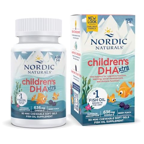 Nordic Naturals Children’s DHA Xtra, Berry Punch Soft Gels Cover