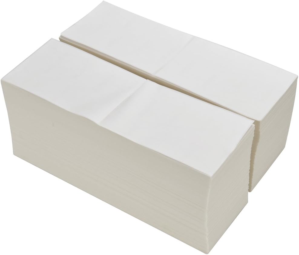 Fanfold 4" x 6" Direct Thermal Labels, 10 Stacks, 2000 Labels Per Stack, White Shipping Mailing Postage Labels for Thermal Printer (20000)
