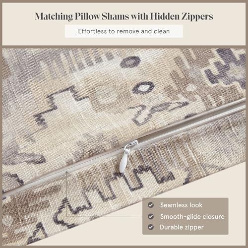 Image of HiEnd Accents Velazquez Soft Washed Linen 3 Piece King Comforter Set
