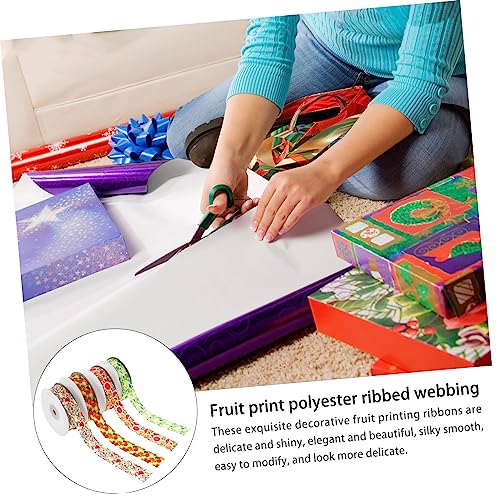 Ruban pour artisanat imprimé fruits Uonlytech pour emballages originaux - 6