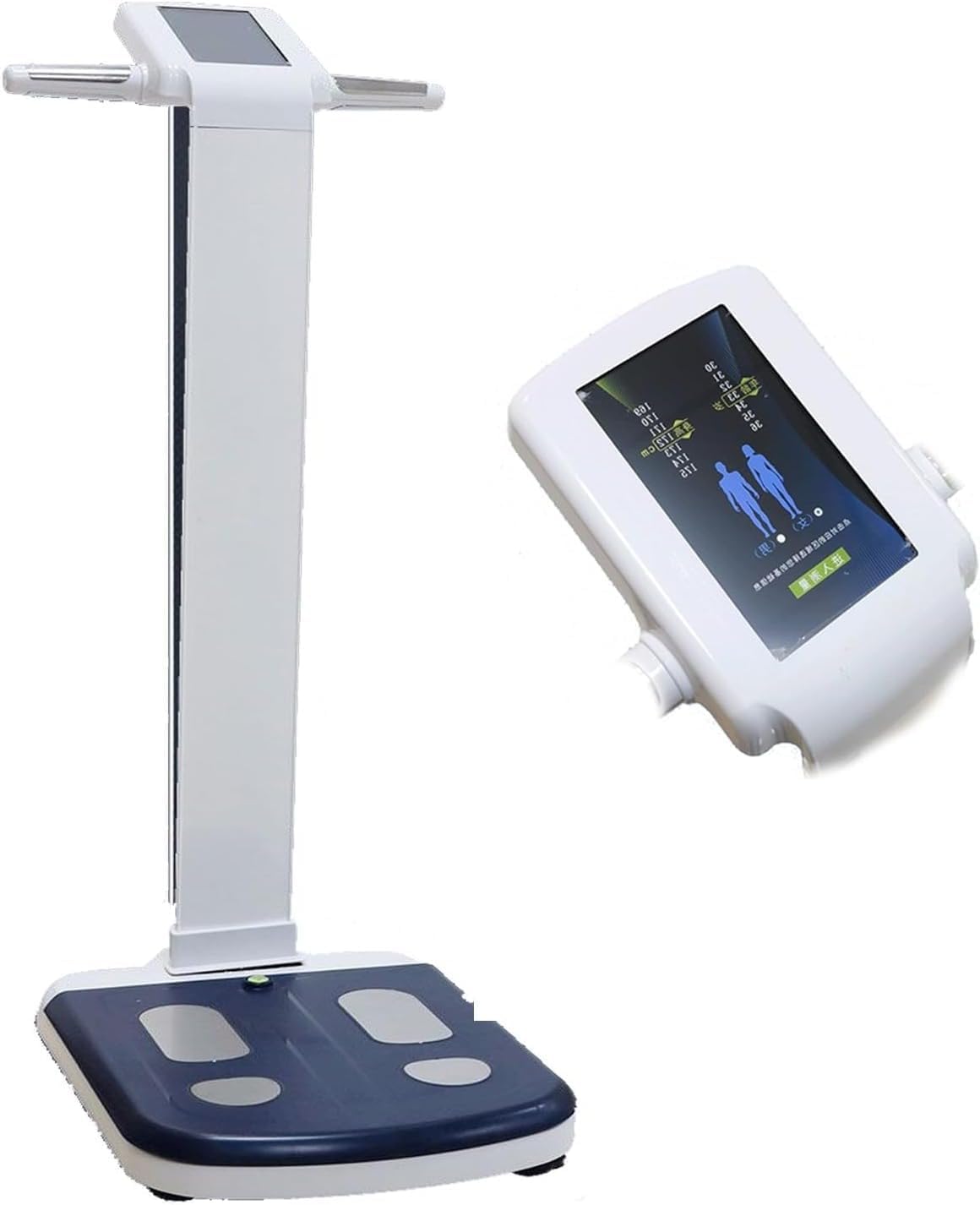 Body Fat Scale 3-500 Kg,Ultrasonic Height Test Body,Bmi Scale with Body Fat,Bioimpedance Analysis Machine,for Weight Management and Fitness Tracking