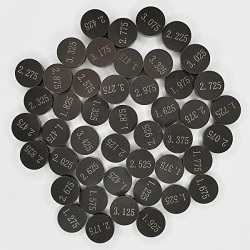 46Pcs 9.48mm Valve Shim Kit for Honda CRF TRX 450R Yamaha YFZ 450R/X Kawasaki KX