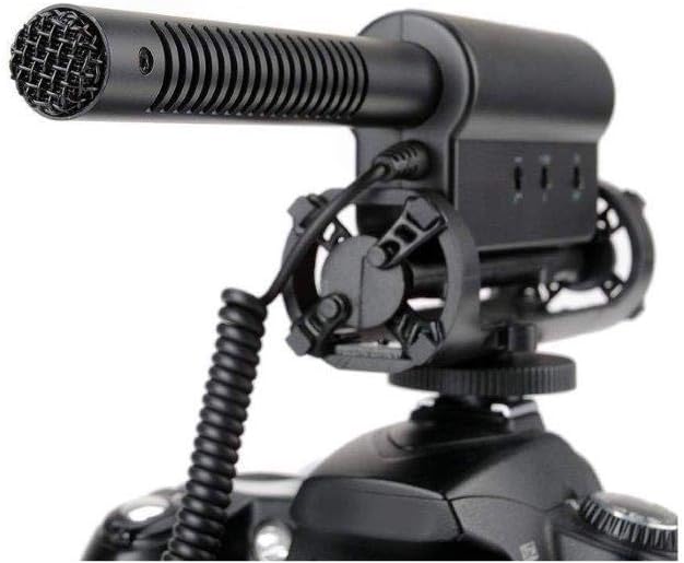 Digital Nc Shotgun Microphone (Stereo) with Windscreen & Dead Cat Muff for Sony FDR-AX100 (w/Multi-Interface Adapter)