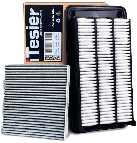 ITESIER Engine & Cabin Air Filter Kit for CRV (2017-2022) 1.5L Gas Civic (2016-2021) 1.5L Gas (NOT for Hybrid /2.0L) Replaces 17220-5AA-A00 80292-TF0-G01