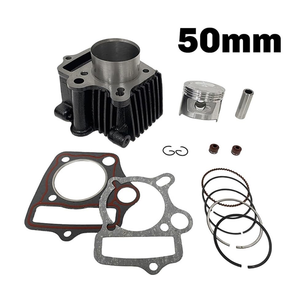 Kit guarnizioni testa pistone 50mm adatto for 70Cc ATC70 CRF70 JH70 CT70 TRX70 XR70 12251-111-730 Cilindro motori motociclistici