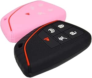 Fit Chevrolet GMC Silverado Tahoe 5 Button Remote Key Fob Silicone Case Cover - Foto 6