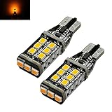 2X T10 921 912 60W High Power 3535 Chip LED 3RD Brake High Mount Stop Light Bulbs (Amber)