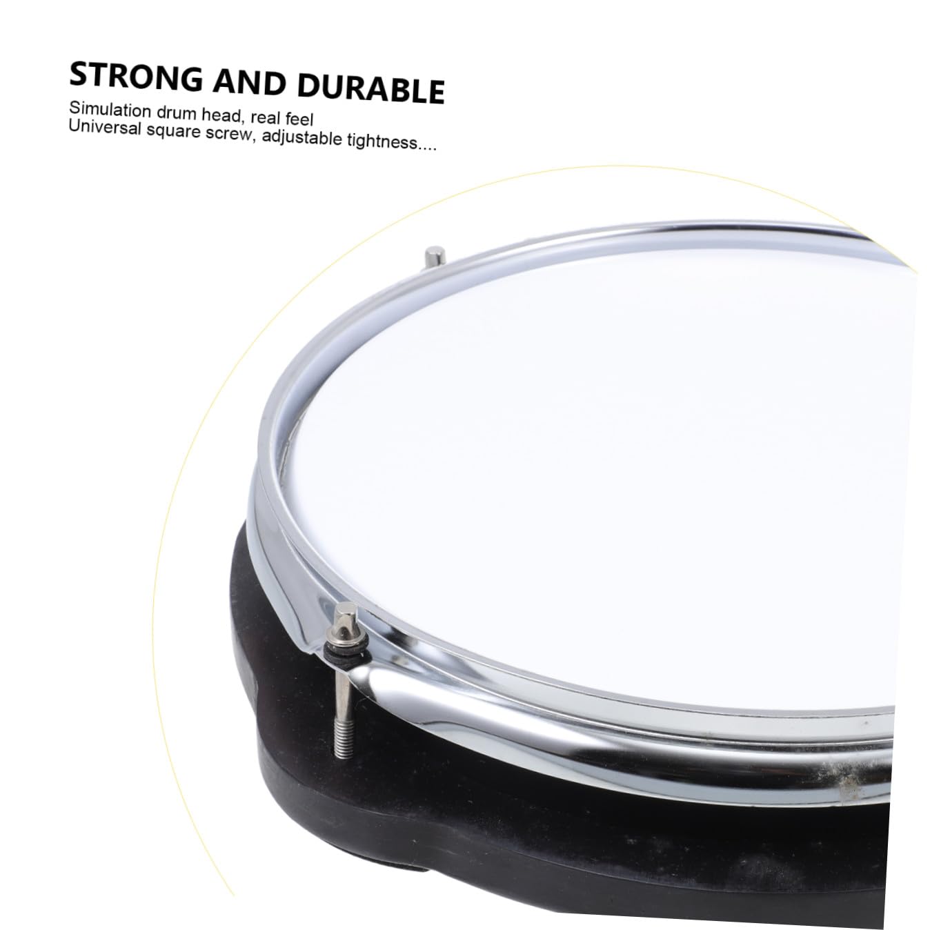 SHOWERORO Übungspad Für Dumb Drums 10-zoll-simulator Lautstärke Für Zuhause Praktisches Übungsaccessoire