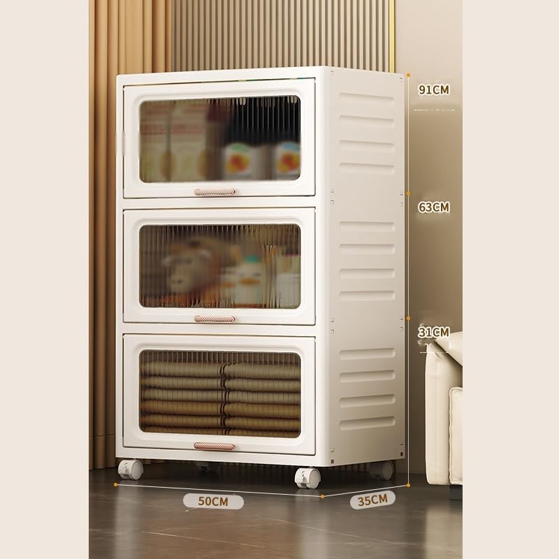 Foldable Stackable Toy Storage, Containers for House Organizing(E) image 5