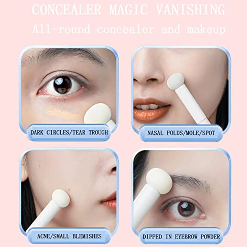 Concealer Brush Applicator Sponge and Concealer Brush - Professional Cosmetic Tool for Dark Circles and Natural Marks - Image 4