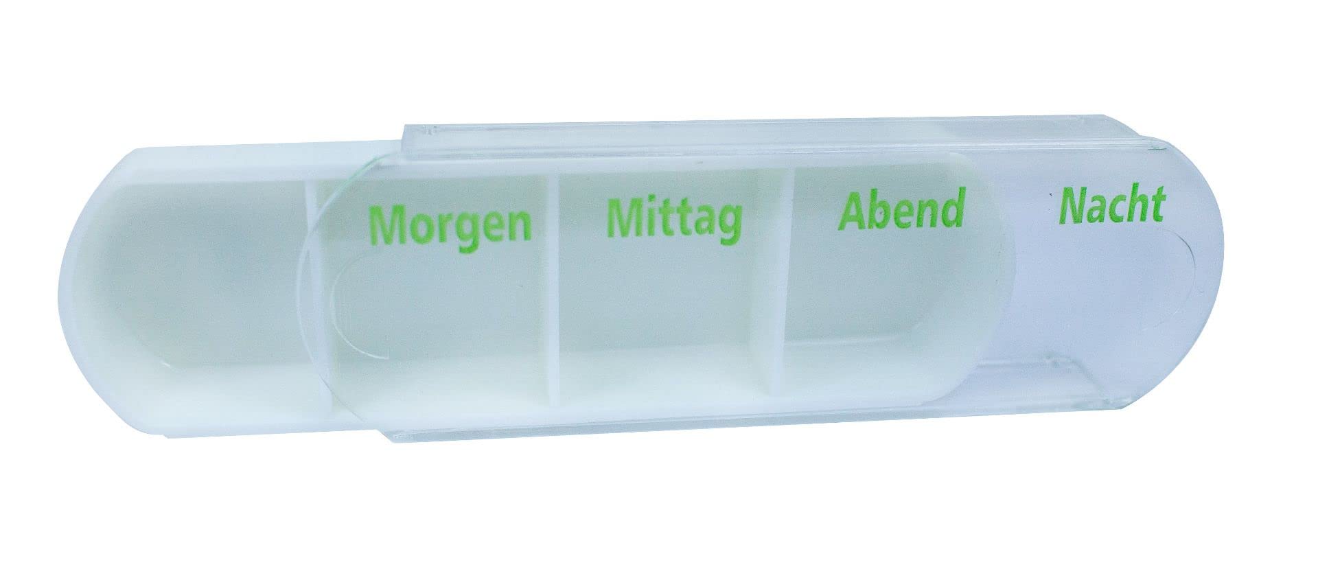 Medi-Inn Wochendispenser 7 Tage Tablettenbox N11484-w, weiß (40 Stück)