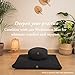 Maya Lumbini Organic Zafu Meditation Cushion [S/M/L/XL Sizes, 4 Colors] - Comfy Kapok Filling - Designed to Prevent & Relieve Back Pain