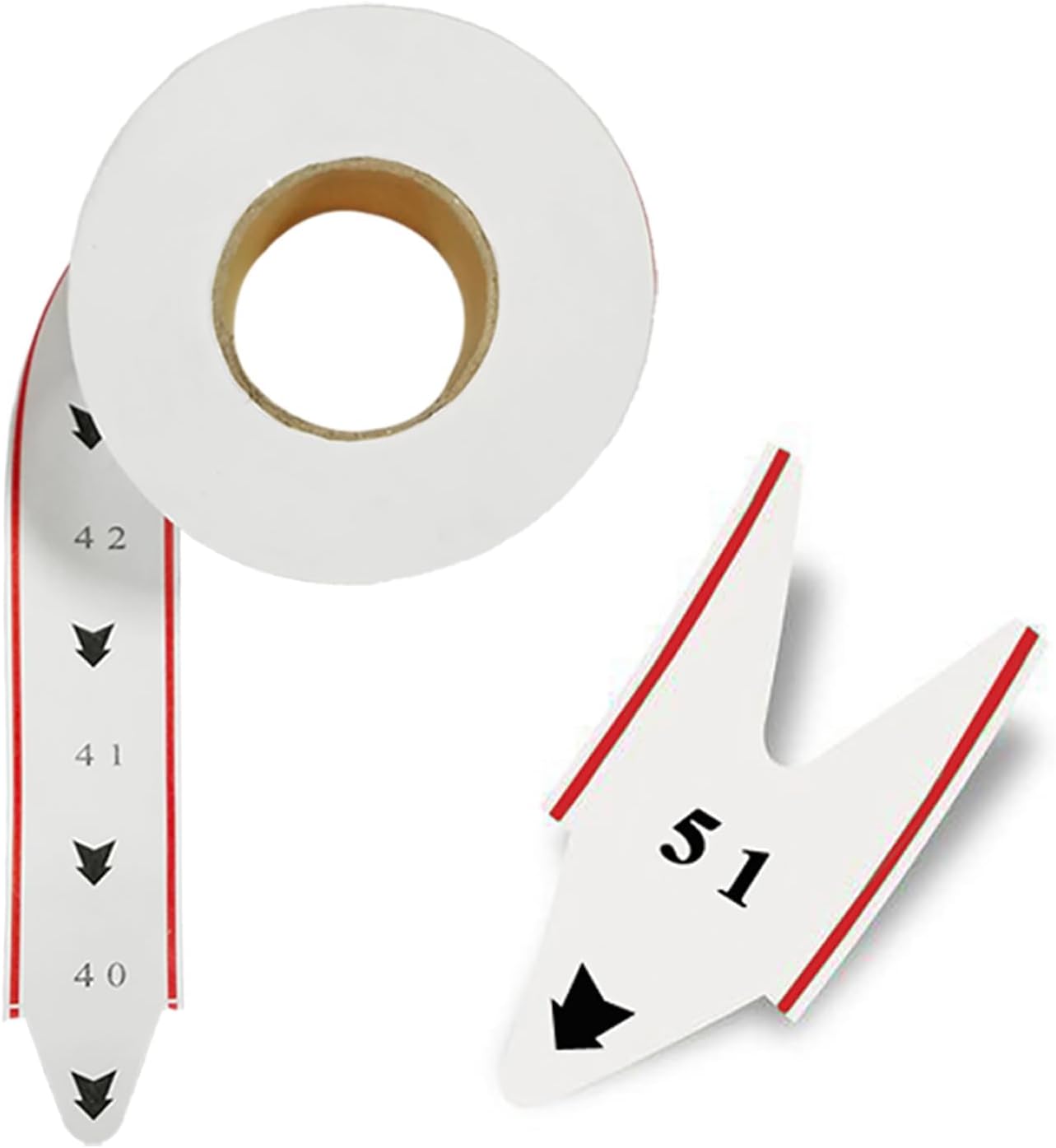Take A Number Tickets 2-Digit Turn-O-Matic Ticket Rolls for K-T Ticket Dispenser 2000 Tickets/Roll 20 Groups Number from 00-99 White
