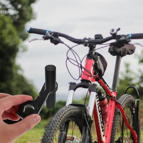 Soporte de extensión para manillar de bicicleta que libera espacio para tus luces 4