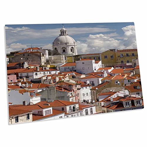 3dRose Alfama Lisboa Pad de Escritorio 23x16 in