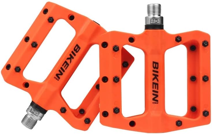 Miniatura 5 de Bike Pedals 355g Ultralight Mountain Bike Pedal BMX Bicycle Flat MTB Pedal Fixed Gear Nylon Carbon Fiber Platform Cycling Accessories Mountain Bike