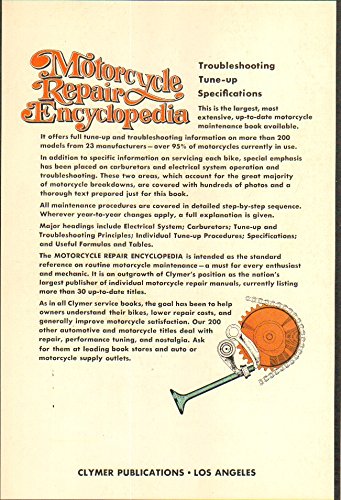 Motorcycle Repair Encyclopedia      Paperback – January 1, 1974
