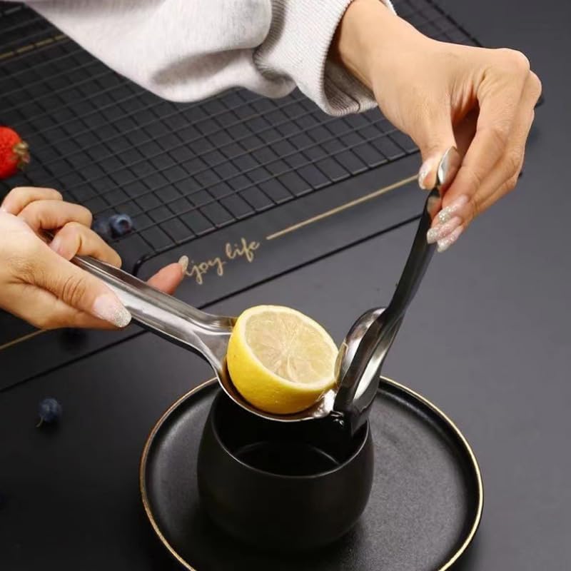 Miniatura 2 de Exprimidor de limón y frutas de acero inoxidable de alta calidad, exprimidor manual para jugo de frutas recién exprimido, herramienta de cocina