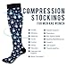 GuoChe Fashion Cute Socks for Men And Women Knee High Compression Socks Support for Sport Running Hiking Fitness Casual at Home
