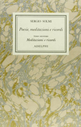 Opere. Poesie, meditazioni e ricordi. Meditazioni e ricordi (Vol. 1/2)