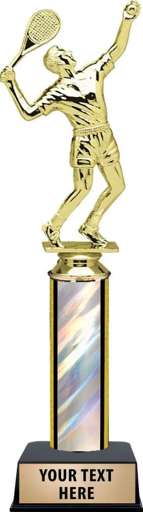 11" Boys Tennis Trophies, Boys Tennis Serve Trophy with Custom Engraving, Perfect for Tennis Awards Prime